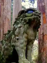 大神山神社奥宮の狛犬