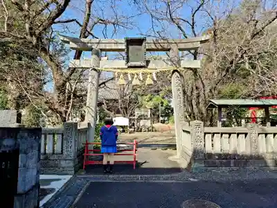 鴨島八幡神社の鳥居