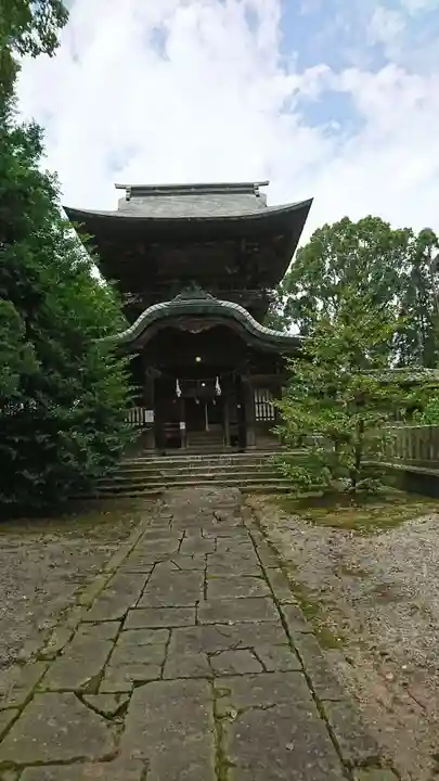 伊倉北八幡宮の山門・神門