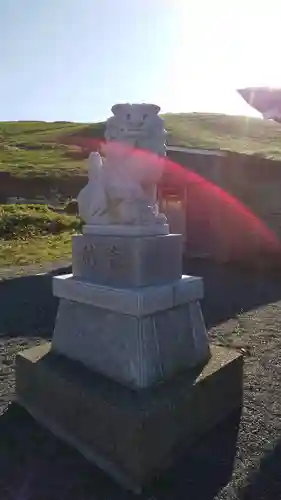 襟裳神社の狛犬