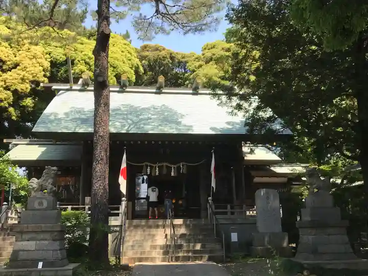 用賀神社の本殿・本堂