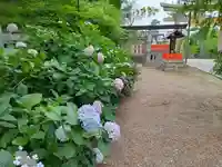 阿部野神社の庭園