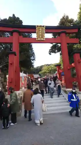 龍田大社の鳥居