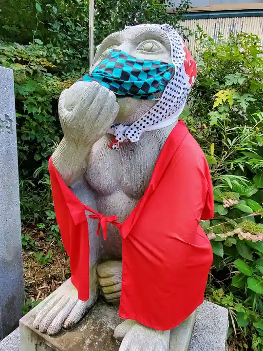 日吉神社の狛犬