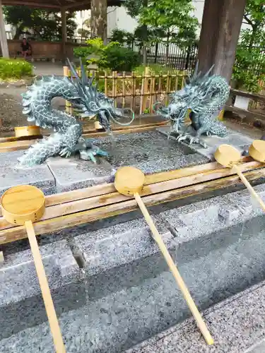 大國魂神社の手水