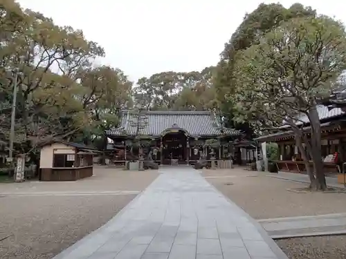 杭全神社の本殿・本堂
