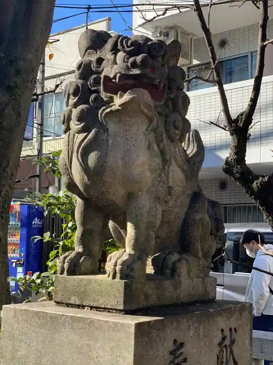 皆中稲荷神社の狛犬