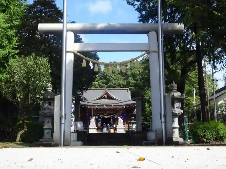 野川神明社の鳥居