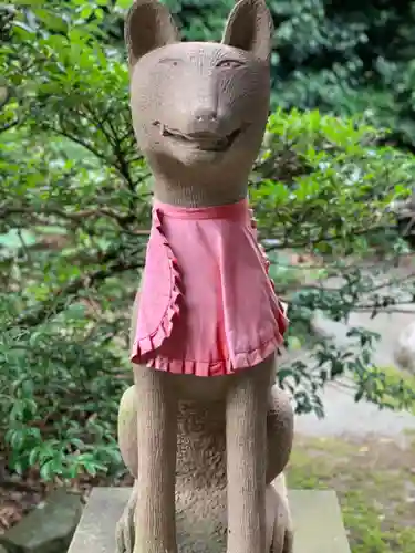 松江城山稲荷神社の狛犬