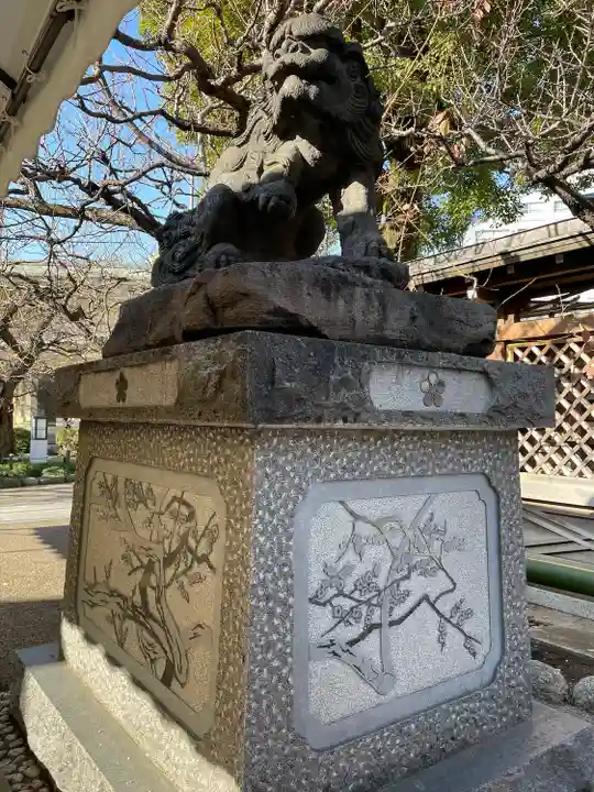 湯島天満宮の狛犬