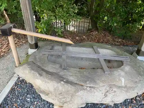 八事御嶽神社の手水舎