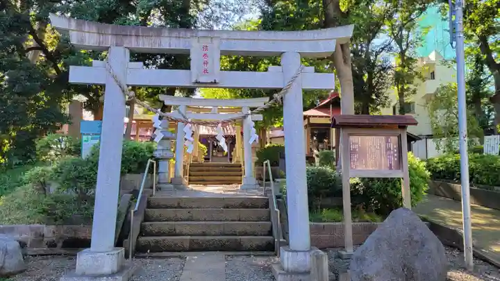 弦巻神社の鳥居