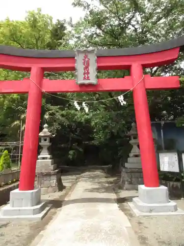 大稲荷神社の鳥居