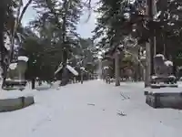 東川神社の景色