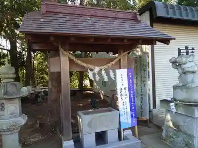 北新羽杉山神社の手水舎