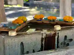 網走神社の手水