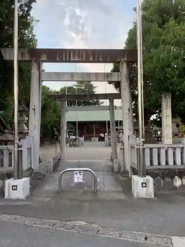 御井神社の鳥居