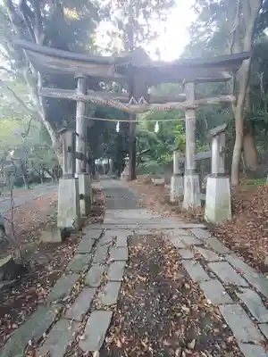 會津比賣神社の鳥居