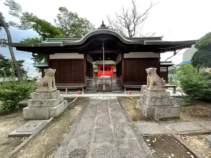 丹南天満宮の山門・神門