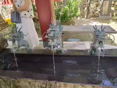 波上宮の手水舎