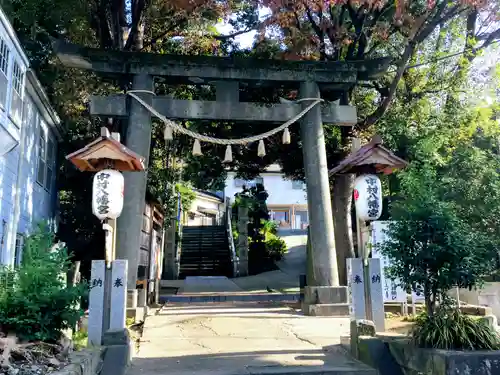 中村八幡宮の鳥居