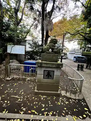 小平神明宮の狛犬