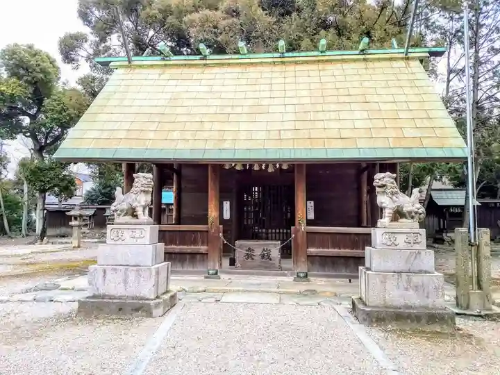 喚續社の本殿・本堂