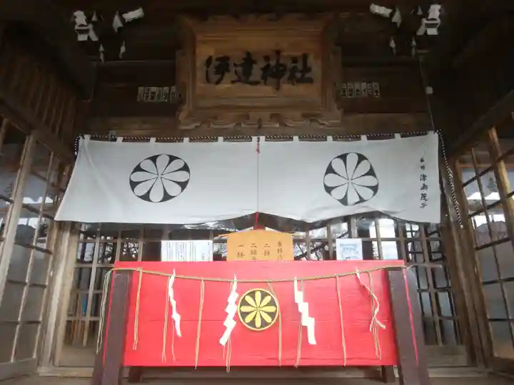 伊達神社の本殿・本堂