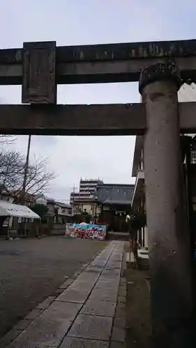 諏訪若御子神社の鳥居