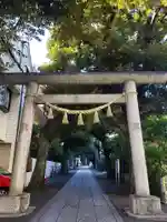 中野氷川神社の鳥居