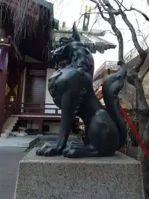稲毛神社の狛犬