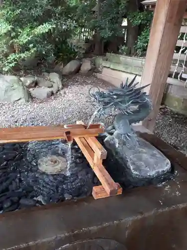 川越氷川神社の手水舎