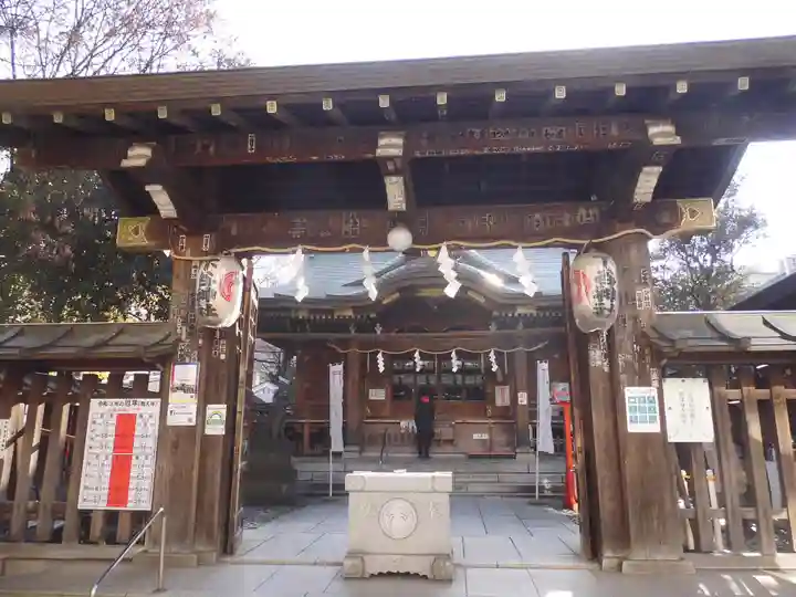 下谷神社の山門・神門