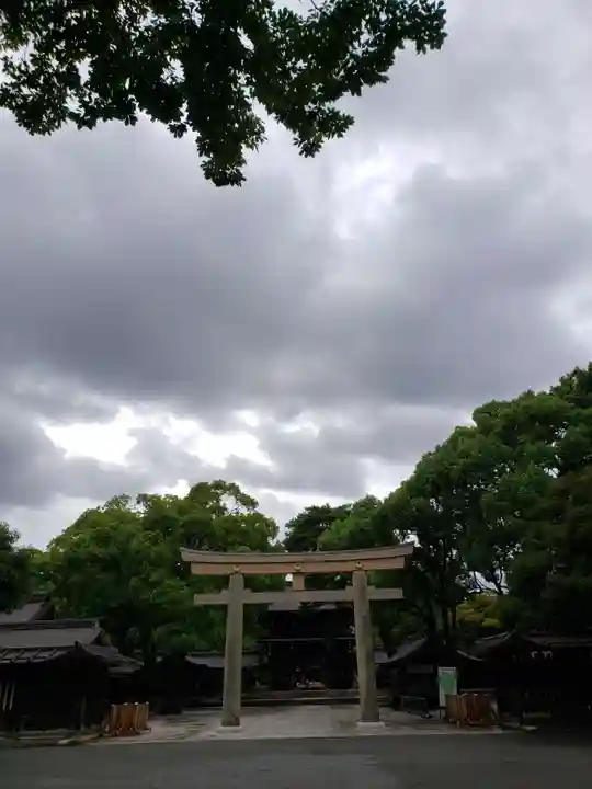 明治神宮の鳥居