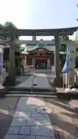 鮫州八幡神社の鳥居