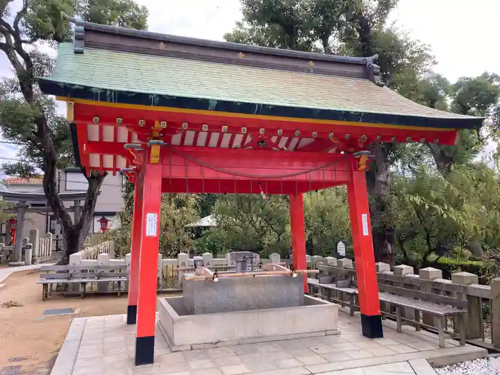 綱敷天満宮の手水舎