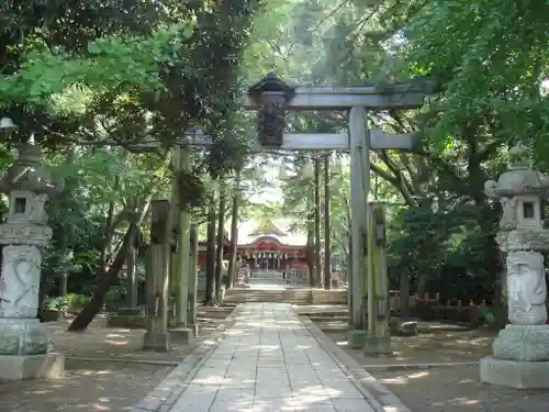 飯香岡八幡宮の鳥居