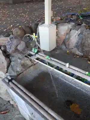 星置神社の手水舎