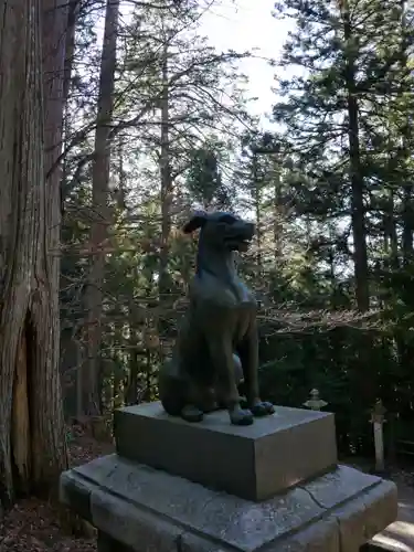 三峯神社の狛犬