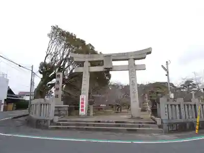 岡湊神社の鳥居