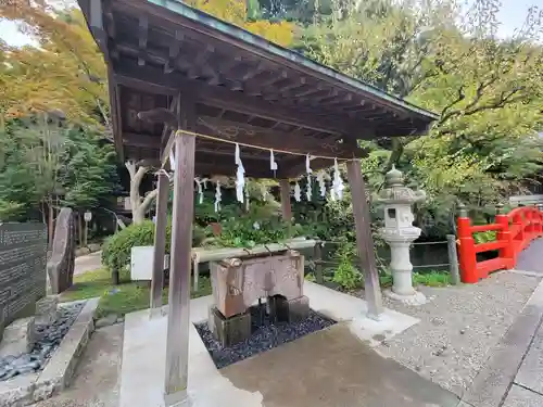 貫井神社の手水