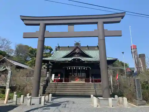 板倉雷電神社の鳥居