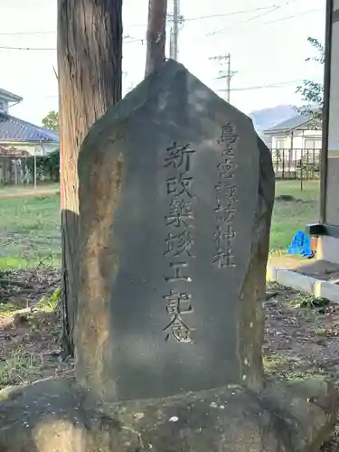 百瀬諏訪神社(長野県)