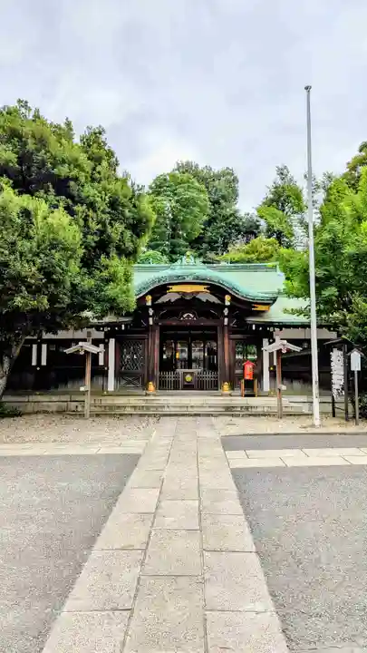 白金氷川神社の本殿・本堂