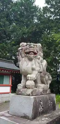 冨士御室浅間神社の狛犬