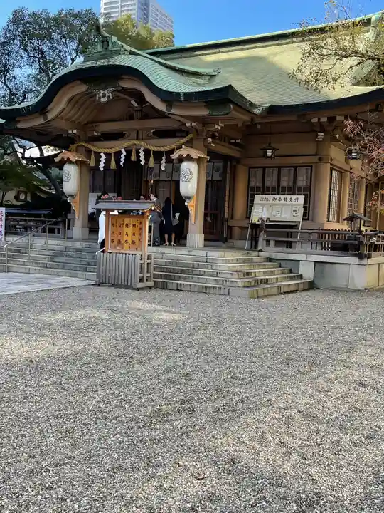 坐摩神社の本殿・本堂