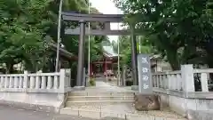 柏諏訪神社の鳥居