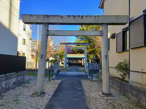 二ツ杁神明社の鳥居