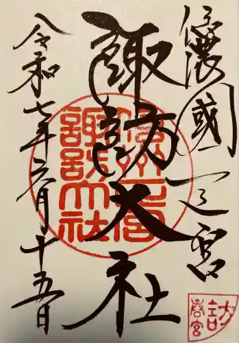 諏訪大社下社春宮(長野県)