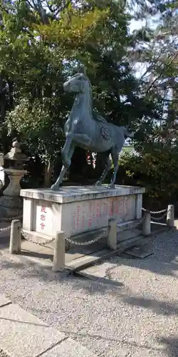 岸城神社の狛犬